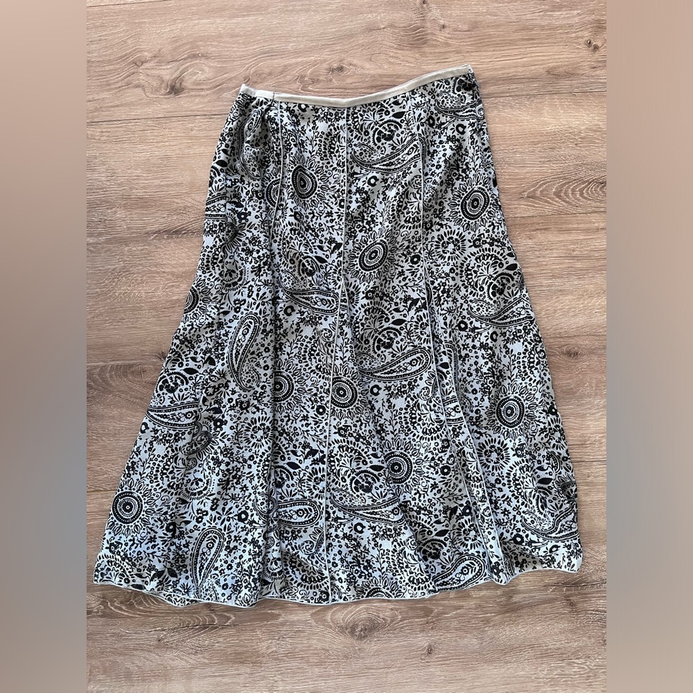 Liz Claiborne Floral A-Line Skirt